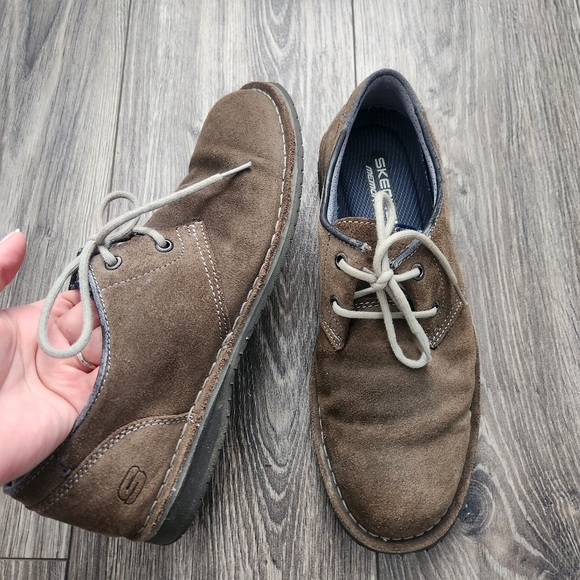 Skechers Mens Memory Foam Oxford Shoes 9.5 - Picture 8 of 12